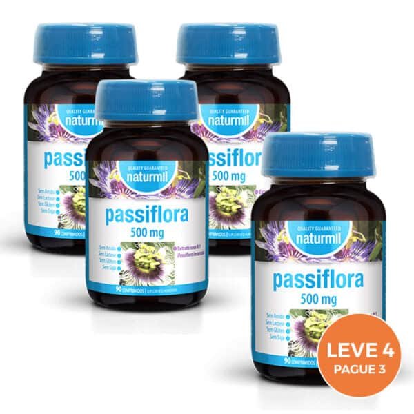 Passiflora 500 mg 90 Comprimidos Lleva 4 Paga 3 Naturmil