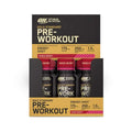Gold Standard Pre-Workout Shot Mix de Bagas 12 x 60ml Optimum Nutrition, shot pré-treino com cafeína, citrulina, beta-alanina e vitaminas B6 e B12.
