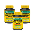 Magnésio Alta Potência 500 mg Good Care pack 3 x 100 comprimidos suplemento mineral para músculos sistema nervoso energia e redução do cansaço.