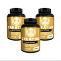 Creatine 1000mg Pack 3 x 60 Comprimidos Gold Nutrition, suplemento alimentar com creatina Creapure em comprimidos.