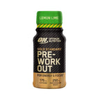 Gold Standard Pre-Workout Shot Lima Limão 12 x 60ml Optimum Nutrition, shot pré-treino com cafeína, citrulina, beta-alanina e vitaminas B6 e B12.