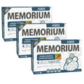 Memorium Forte Dietmed pack 3 x 30 ampolas suplemento alimentar para memória concentração energia e redução do cansaço com vitaminas e extratos naturais como ashwagandha e ginseng
