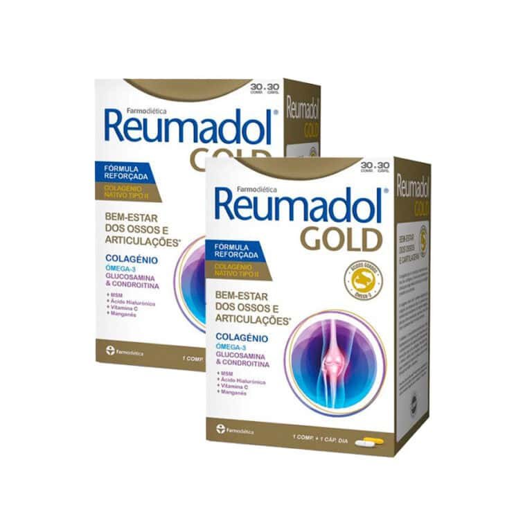 Reumadol Gold Farmodiética Pack 2 x 30 comprimidos mais 30 cápsulas suplemento alimentar
