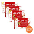 Venactiv 20 Ampolas Dietmed pack leve 4 pague 3, suplemento alimentar com castanha-da-Índia, videira vermelha, gotu kola e ruscus.
