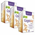 Cognivia Biokygen pack 3 x 30 cápsulas suplemento para memória concentração e desempenho cognitivo com extratos de sálvia para suporte do bem-estar mental.