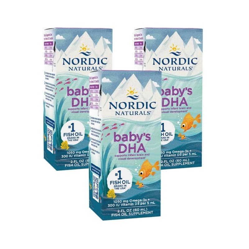 Baby´s DHA + Vitamina D3 Pack 3 x 60 ml Nordic Naturals