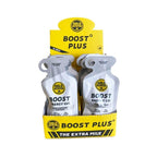 Boost Energy Gel Sem Sabor 40gr x 16 Gold Nutrition, gel energético com hidratos de carbono, sódio e cafeína para treinos de endurance.
