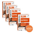 Adelgaslim Express 60 Cápsulas Dietmed Leve 4 Pague 3, suplemento com H2OSlim, forskohlii, alcachofra, amieiro negro, colina e crómio.
