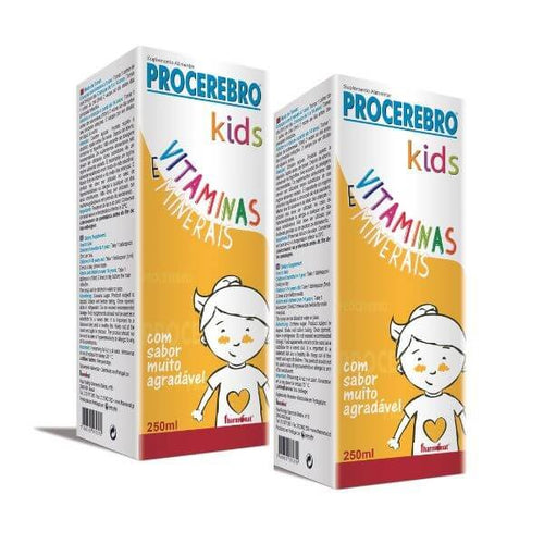 Pack ProCérebro Kids Fharmonat con 2 frascos de 250 ml de complemento nutricional infantil
