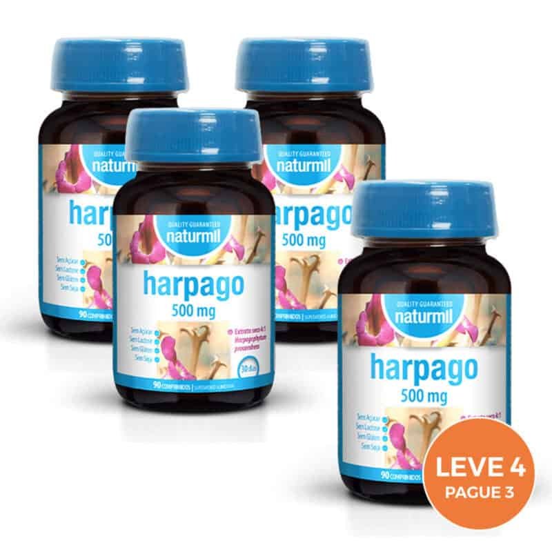 Harpago 500 mg 90 Comprimidos Naturmil é um suplemento alimentar útil em regimes que visam baixar os níveis de ácido úrico.
