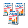 Diviten Energia Farmodiética pack com 3 embalagens de 30 comprimidos suplemento alimentar multivitamínico
