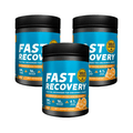 Fast Recovery Laranja GoldNutrition pack com 3 embalagens de 600 g suplemento alimentar em pó
