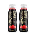 High Protein Shake Morango Pack 2 x 330ml Optimum Nutrition, bebida proteica pronta a consumir com 25 g de proteína por garrafa.