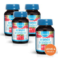 Arando 90 mg Naturmil 60 cápsulas suplemento saúde urinária vitamina C pack leve 4 pague 3 