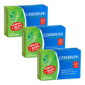 Cerebrum Ginkgo Biloba Natiris pack com 3 embalagens de 30 mais 10 cápsulas suplemento alimentar
