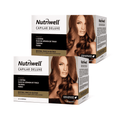 Nutriwell Capilar Deluxe Farmodiética pack com 2 embalagens de 30 cápsulas dia e 30 cápsulas noite suplemento alimentar
