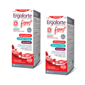 Ergoforte Ferro Farmodiética pack com 2 frascos de 300 ml suplemento alimentar líquido
