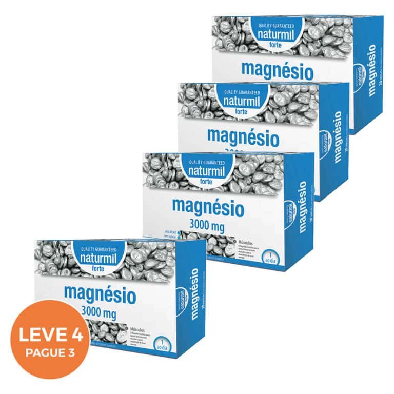 O Magnésio Forte 3000mg 20 Ampolas contribui para a redução do cansaço e da fadiga.