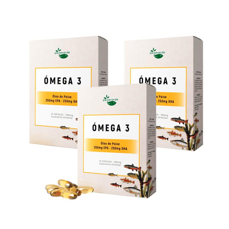 Ómega 3 350/250 Pack 3 x 30 Peixe Verde