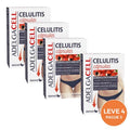 Adelgacell Celulite 40 Cápsulas Dietmed Leve 4 Pague 3, suplemento com colagénio, guaraná, centelha asiática, curcuma, extrato de uva, biotina, vitamina C, vitamina E e zinco.
