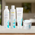 Pack Corpo de Ozono Activ Ozone com shampoo, gel de banho, creme corporal e creme ozonizado para rosto e corpo.
