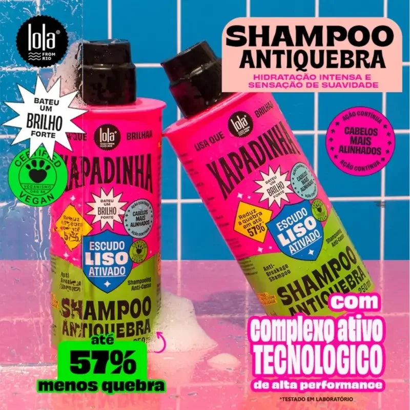 Pack Xapadinha Lola Cosmetics com Tónico do Crescimento, Shampoo Rejuvenescedor e Milk Spray Rapunzel
