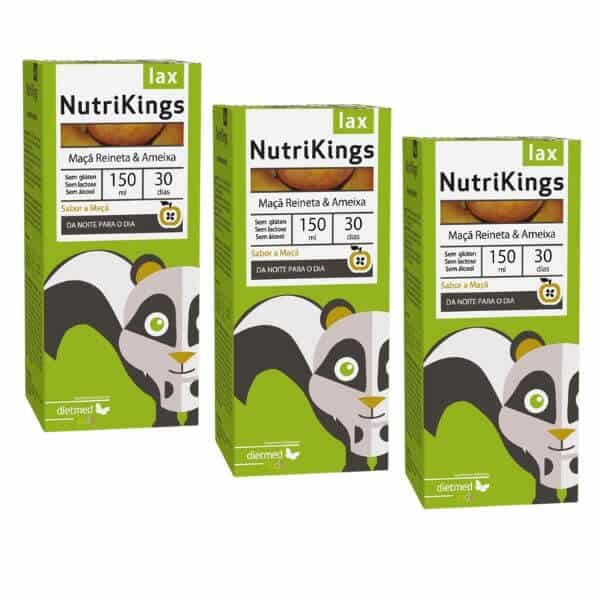 NutriKings Lax Dietmed 150 ml com extratos de maçã reineta, ameixa e ruibarbo
