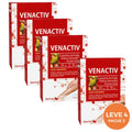 Venactiv 60 Cápsulas Dietmed pack Leve 4 Pague 3, suplemento alimentar com castanha-da-Índia, videira vermelha, gotu kola e ruscus.
