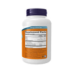 Ultra Omega 3-D Fish Oil 90 Cápsulas Peixe Now Foods em embalagem branca com tampa laranja.