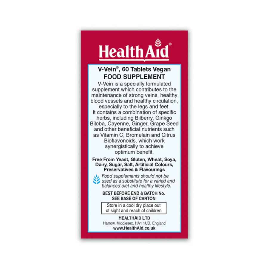 V-Vein 60 Comprimidos Health Aid