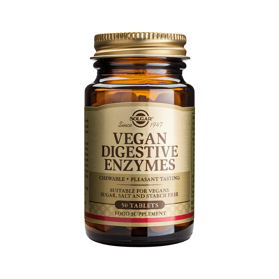 Enzimas Digestivas Vegan 50 Comprimidos Solgar