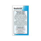 Vitamina B12 1000ug 50 Comprimidos Health Aid