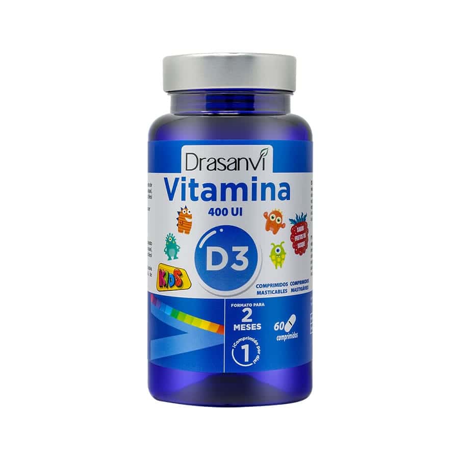 Vitamina D3 400ui Kids 60 Comprimidos Mastigáveis Drasanvi