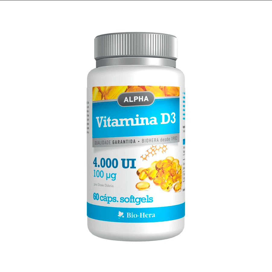 Vitamina D3 60 Cápsulas