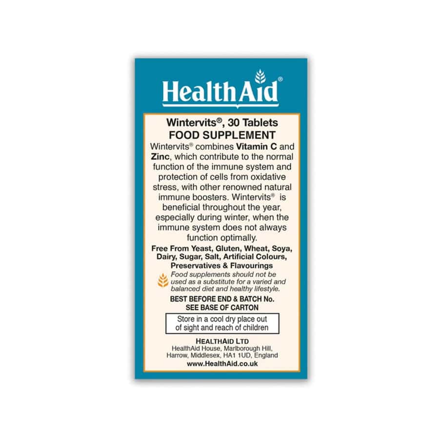 Wintervits 30 Comprimidos Health Aid