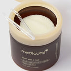 discos exfoliantes medicube deep vita c 70 pads em boiao de 150gr para iluminar e uniformizar a pele