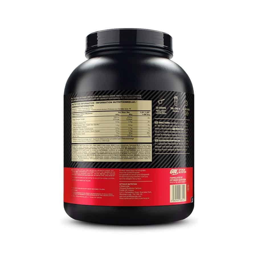 Gold Standard 100% Whey Morango 2.28kg Optimum Nutrition
