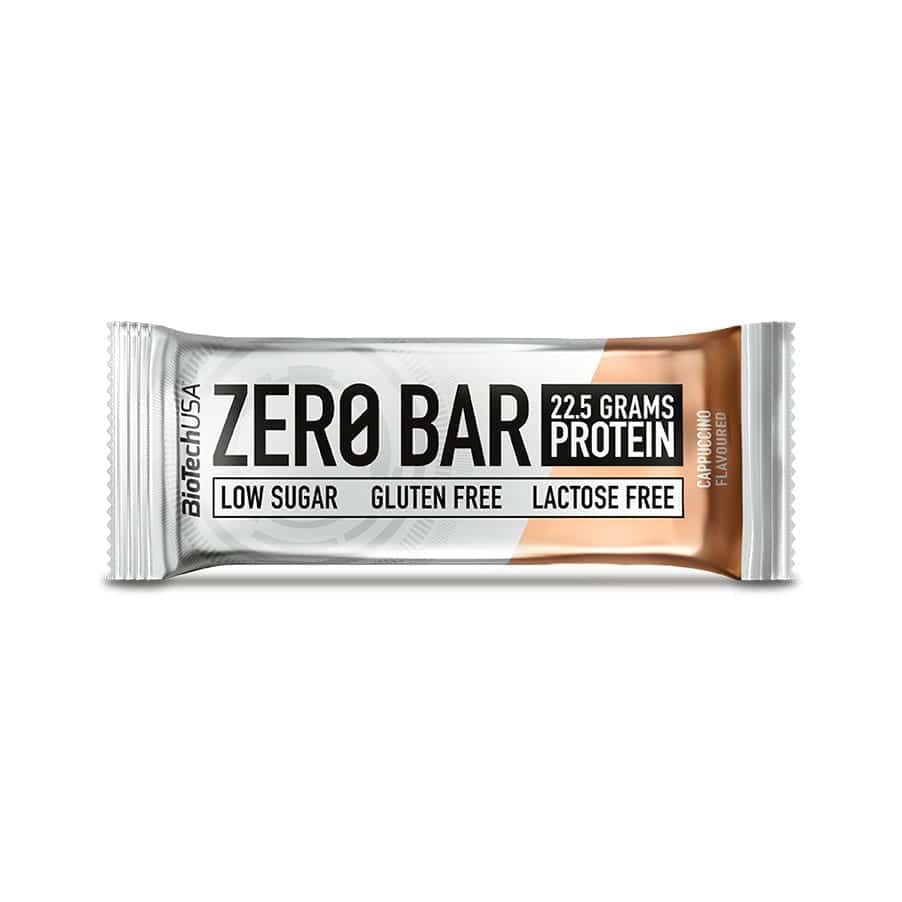 Barrita proteica con un 45 % de proteína, alto contenido en fibra, sin gluten, sin lactosa, sin azúcar y sin aspartamo. Ideal para un aporte rápido de proteína de calidad en cualquier momento.