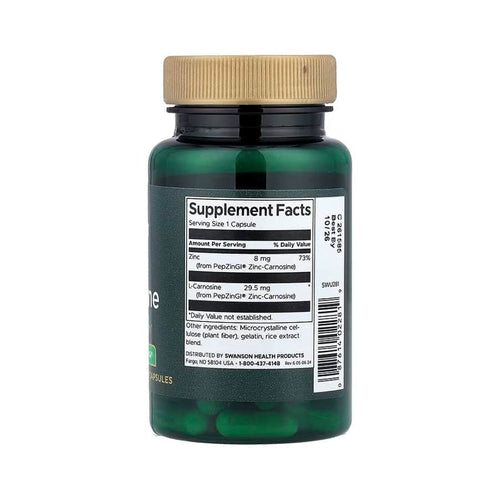 Zinc Carnosine 60 Cápsulas Swanson
