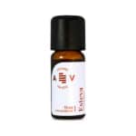 Frasco de 10 ml de aceite esencial de jara de Aromas do Valado, un producto 100% puro y natural, ideal para aromaterapia y bienestar.