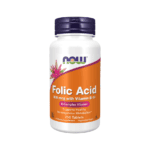 Ácido fólico e vitamina B12 da Now Foods