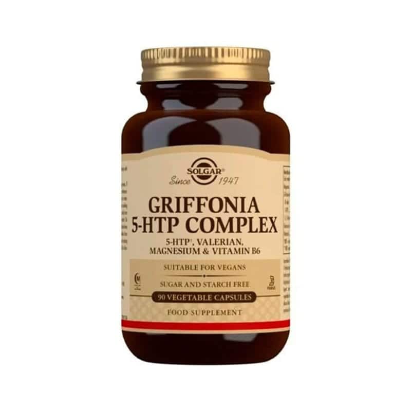 5-HTP (Griffonia) 100 mg 90 Cápsulas Solgar