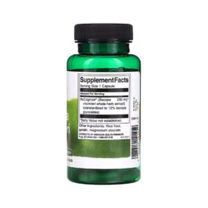 Bacopa Monnieri 250 mg 90 cápsulas Swanson