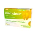 Caja de MemoBrain Millenium 2.0 con 30 ampollas de BioHera, un suplemento para la memoria y la función cognitiva.