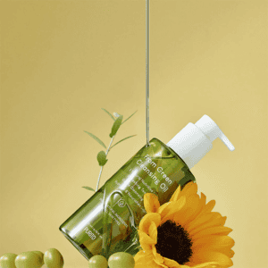 Purito Seúl De Verde Aceite Limpiador Frasco de 200 ml, un limpiador suave con ingredientes naturales para eliminar las impurezas y el maquillaje.