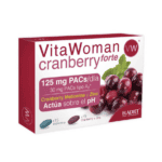 Envase de Vita Woman Arándano Rojo Forte 15+15 comprimidos de Eladiet, apoyo para la salud urinaria y el bienestar femenino.