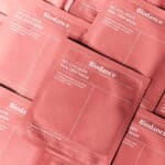 Embalagem da Máscara Real Deep Bio Collagen 4 x 34g da Biodance, tratamento intensivo com colagénio para firmeza e hidratação profunda da pele.